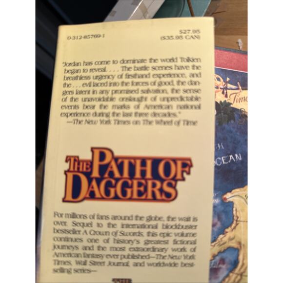 The Path Of Daggers Book Eight of The Wheel Of Time Robert Jordan First Print - Picture 2 of 7
